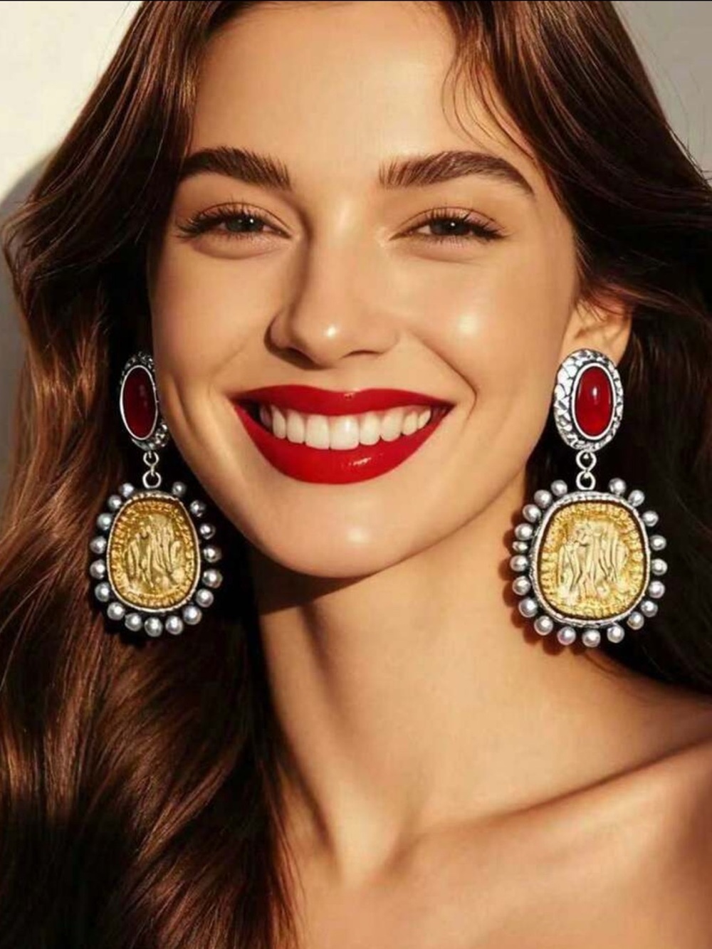 Dolce Vita Couture Medallion Earrings